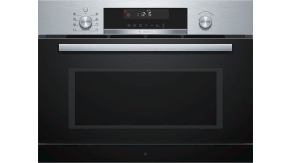 Series 6 Built-in compact microwave with steam function 60 x 45 cm Stainless steel COA565GS0 COA565GS0-1