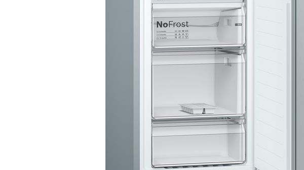 Series 2 Free-standing fridge-freezer with freezer at bottom 186 x 60 cm Stainless steel look KGN34NLEAG KGN34NLEAG-7
