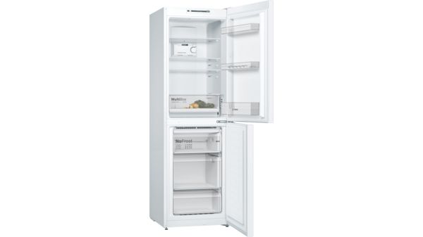 Serie | 2 Free-standing fridge-freezer with freezer at bottom 186 x 60 cm White KGN34NW3AG KGN34NW3AG-2