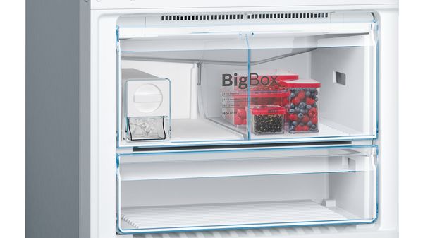 Serie | 6 Free-standing fridge-freezer with freezer at bottom 86 cm, Inox-easyclean KGN86AI42N KGN86AI42N-6