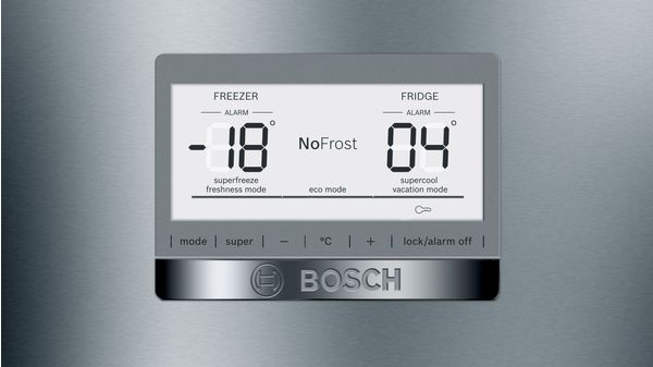 Serie | 6 Kulkas-freezer free-standing dengan freezer di bawah 186 x 86 cm Stainless steel (anti noda jari) KGN86AI42N KGN86AI42N-3