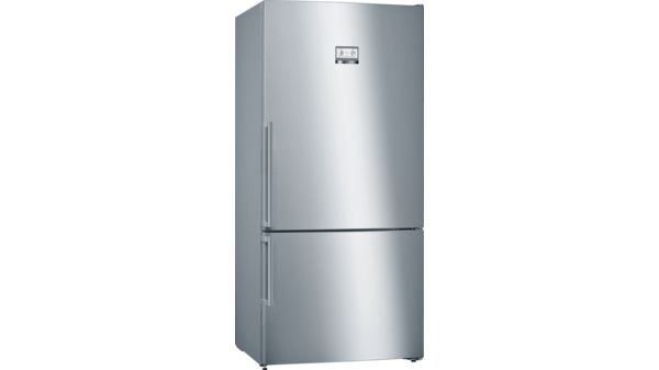 Serie | 6 Kulkas-freezer free-standing dengan freezer di bawah 186 x 86 cm Stainless steel (anti noda jari) KGN86AI42N KGN86AI42N-1