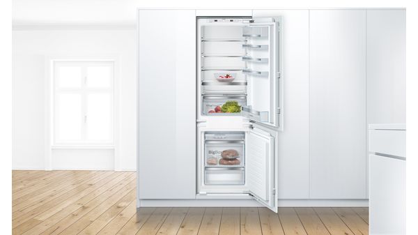 Serie 6 Ugradbeni hladnjak sa zamrzivačem na dnu 177.2 x 55.8 cm fiksna šarka KIS86AFE0 KIS86AFE0-2