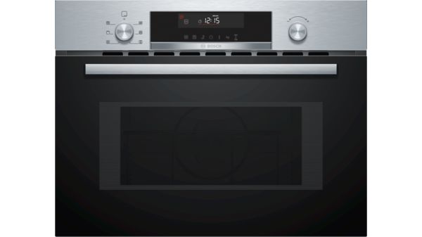 Serie | 6 Built-in microwave oven with hot air 60 x 45 cm Acciaio inox CMA585MS0 CMA585MS0-1