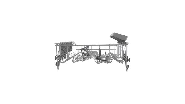 Crockery basket silver, set with upper rack, lower rack and cutlery basket 00712900 00712900-5