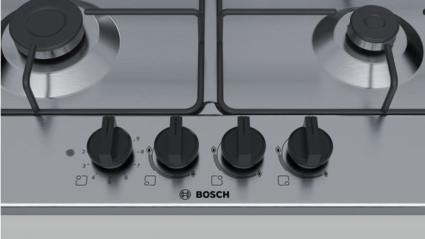Serie | 4 Kombinirana ploča za kuhanje (plin i struja) 60 cm nehrđajući čelik PGY6B5B80 PGY6B5B80-2