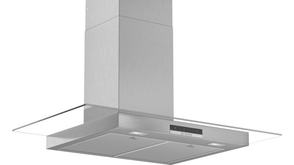 Serie | 4 Wall-mounted cooker hood 90 cm clear glass DWG96DM50B DWG96DM50B-1