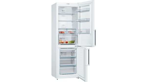 Serie | 4 Free-standing fridge-freezer with freezer at bottom 186 x 60 cm White KGN36XW35G KGN36XW35G-2