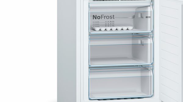 Serie | 4 Free-standing fridge-freezer with freezer at bottom 186 x 60 cm White KGN36XW35G KGN36XW35G-7