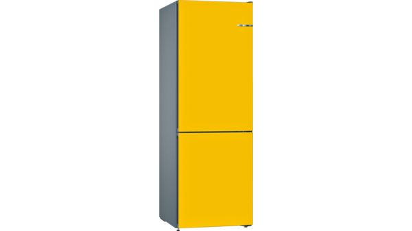 Serie 4 Szabadonálló alulfagyasztó és cserélhető színes hűtőajtó szett KGN36IJ3A + KSZ1AVF00 KVN36IF3A KVN36IF3A-1