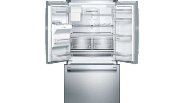 Série 800 Réfrigérateur à portes françaises congélateur en bas 36'' acier inox, Acier inoxydable facile à nettoyer B26FT50SNS B26FT50SNS-3