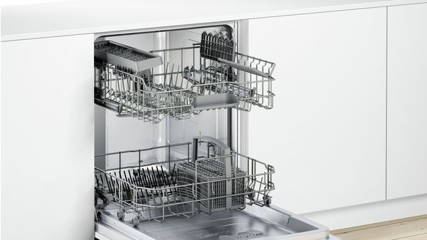 Serie | 4 Opvaskemaskine til underbygning 60 cm stål SMU46CI00S SMU46CI00S-4