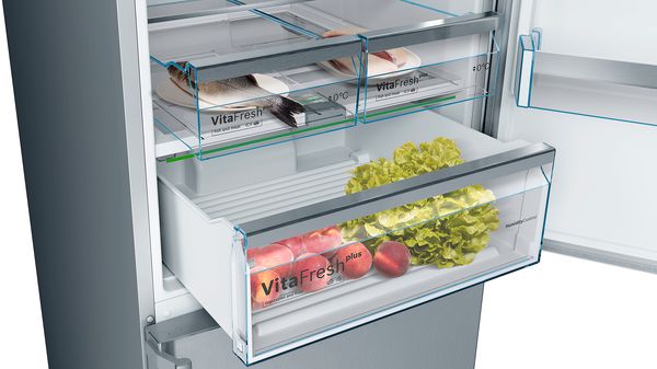 Series 6 Free-standing fridge-freezer with freezer at bottom 193 x 70 cm Stainless steel (with anti-fingerprint) KGN56HI3P KGN56HI3P-4