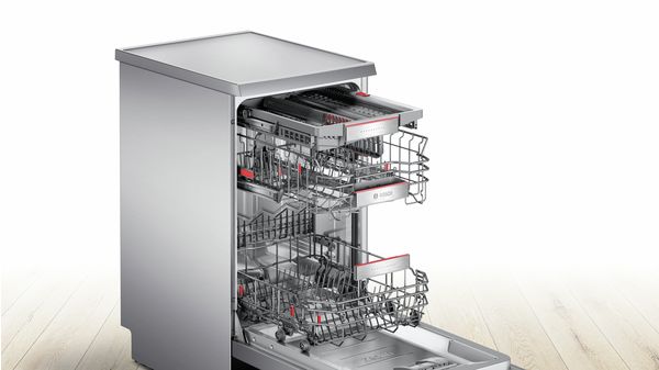 Serie | 6 free-standing dishwasher 45 cm Stainless steel, lacquered SPS66TI01E SPS66TI01E-2