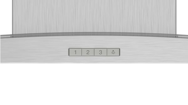 Series 2 Wall-mounted cooker hood 90 cm clear glass DWA94BC50B DWA94BC50B-2