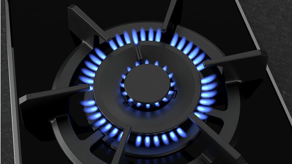 N 90 Dominohäll, gas 30 cm Glaskeramik, Svart N23TA19N0 N23TA19N0-4