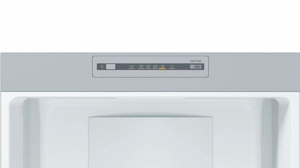 Serie | 2 Free-standing fridge-freezer with freezer at bottom 176 x 60 cm Inox-look KGN33NL3AG KGN33NL3AG-3