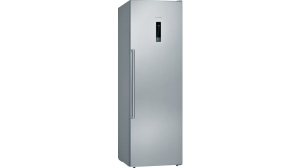 iQ500 Frysskåp 186 x 60 cm Borstat stål med antiFingerprint GS36NBIFV GS36NBIFV-1