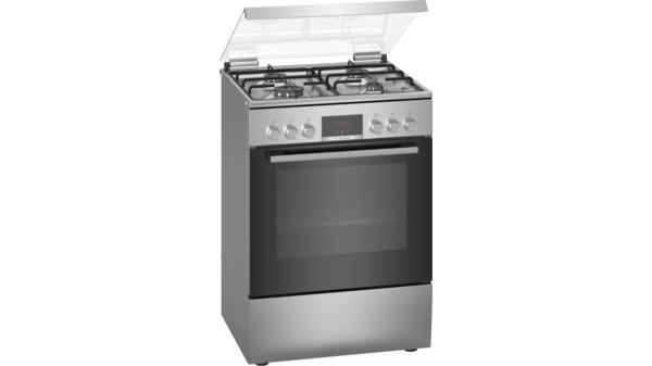 Seria 4 Mașină de gătit mixtă (gaz/electric) Inox HXN39BD50 HXN39BD50-1