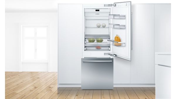 Benchmark® Built-in Bottom Freezer Refrigerator 30'' flat hinge B30BB930SS B30BB930SS-3
