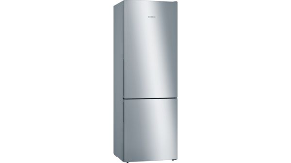 Serie | 4 Free-standing fridge-freezer with freezer at bottom 201 x 70 cm Inox-easyclean KGE49VI4AG KGE49VI4AG-1
