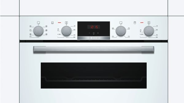 Serie | 4 Built-under double oven White NBS533BW0B NBS533BW0B-2