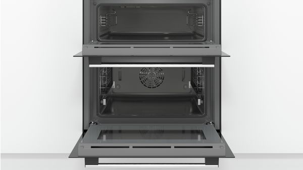 Serie | 6 Built-under double oven Stainless steel NBA5350S0B NBA5350S0B-3