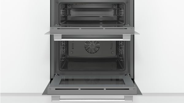 Serie | 4 Built-under double oven White NBS533BW0B NBS533BW0B-3