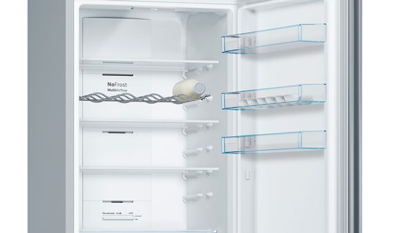 Series 4 Free-standing fridge-freezer with freezer at bottom 203 x 60 cm Inox-look KGN39VLEBG KGN39VLEBG-5
