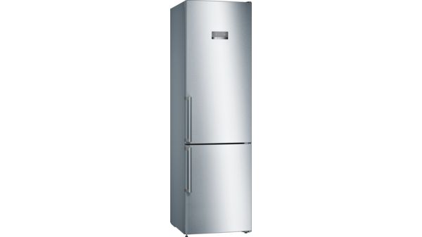Série 4 Réfrigérateur combiné pose-libre 203 x 60 cm Inox anti trace de doigts KGN397IER KGN397IER-1