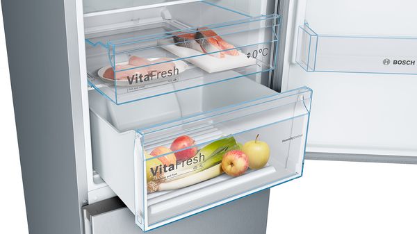 Series 4 Free-standing fridge-freezer with freezer at bottom 203 x 60 cm Inox-look KGN39VLEAG KGN39VLEAG-6