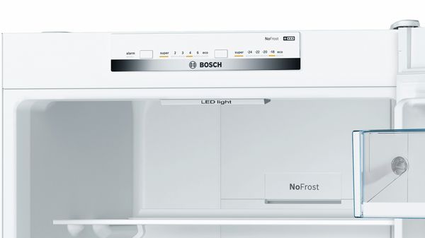 Series 4 free-standing fridge-freezer with freezer at bottom 203 x 60 cm White KGN39KW35 KGN39KW35-3