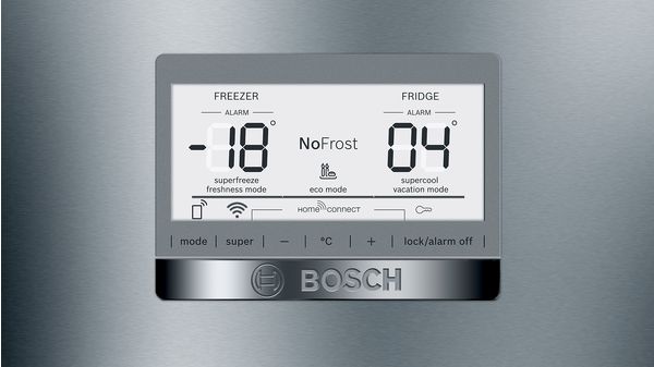 Series 6 free-standing fridge-freezer with freezer at bottom 186 x 86 cm Stainless steel (with anti-fingerprint) KGN86AI31L KGN86AI31L-3
