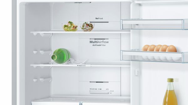 Serie | 4 Samostojeći hladnjak sa zamrzivačem na dnu 186 x 70 cm Izgled nehrđajućeg čelika KGN46XL30 KGN46XL30-3