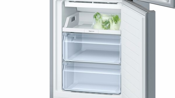 Serie | 2 free-standing fridge-freezer with freezer at bottom 186 x 60 cm Stainless steel look KGN36NL30U KGN36NL30U-4