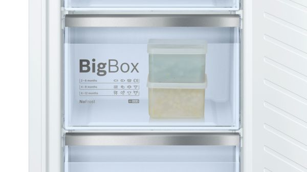 Serie | 6 Built-in fridge-freezer with freezer at bottom 177.2 x 55.8 cm flat hinge KIN85AF30G KIN85AF30G-6