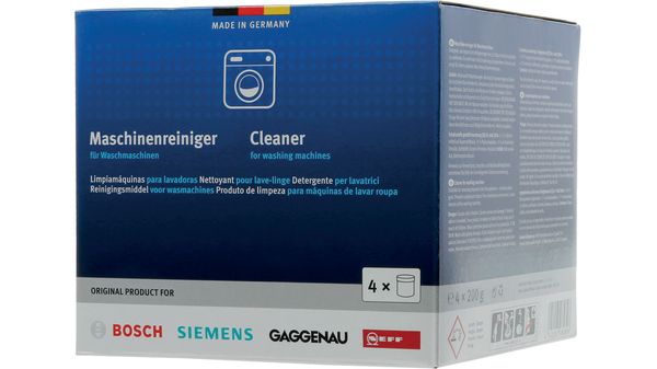 Produto de limpeza para máquinas de lavar roupa Pack de 4 unidades! 00311928 00311928-2