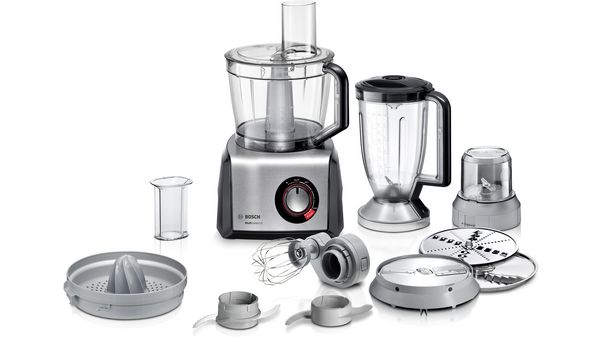 Procesador de alimentos MultiTalent 8 1250 W Negro, Acero inoxidable MC812M844 MC812M844-1