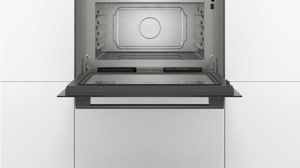 Serie | 6 Kompaktowa kuchenka mikrofalowa do zabudowy z funkcją pary 60 x 45 cm Czarny COA565GB0 COA565GB0-3