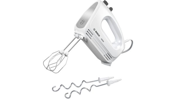 Hand mixer CleverMixx 400 W White, Brushed stainless steel MFQ24200 MFQ24200-1