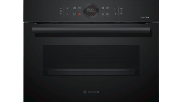 Serie 8 Compacte oven 60 x 45 cm Koolstofzwart CBG855NC0 CBG855NC0-1