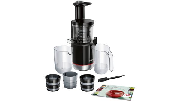 Slow juicer  VitaExtract 150 W Black, Brushed stainless steel MESM731M MESM731M-1
