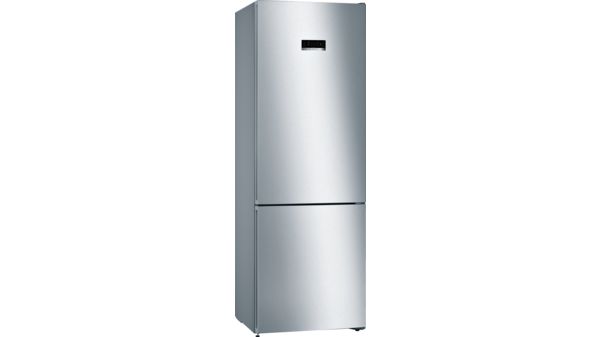 Serie | 4 Free-standing fridge-freezer with freezer at bottom 203 x 70 cm Inox-look KGN49XL30G KGN49XL30G-1