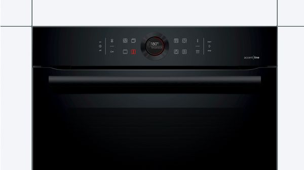 Serie 8 Oven 60 x 60 cm Carbon black HBG855TC0 HBG855TC0-2