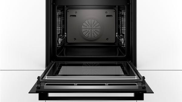 Serie 8 Oven met magnetron 60 x 60 cm Carbon black HMG836NC6 HMG836NC6-3