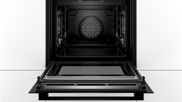 Serie 8 Oven met magnetron en stoom 60 x 60 cm Carbon black HNG8764C6 HNG8764C6-3