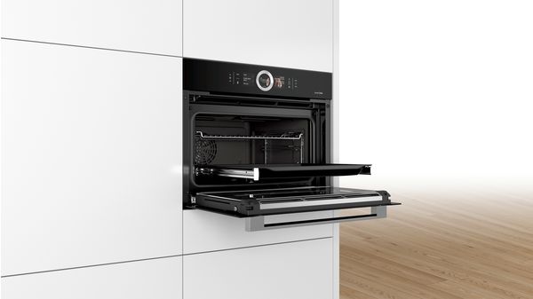 Serie | 8 Compacte oven met stoom Zwart CSG856RB6 CSG856RB6-2