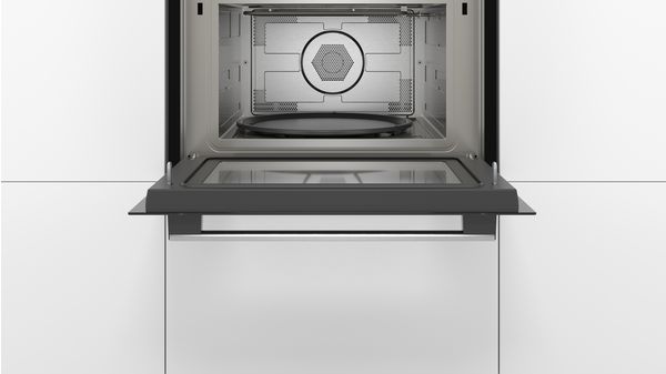 Serie | 6 Built-in microwave oven with hot air 60 x 45 cm Acciaio inox CMA585MS0 CMA585MS0-3