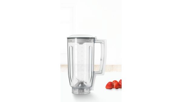 Blender en plastique | Bol mixeur complet avec lame et couvercle pour Kitchen Machine 00572477 00572477-12