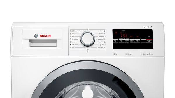 Serie | 4 Washing machine, front loader 7.5 kg 1100 rpm WAN22121SG WAN22121SG-3